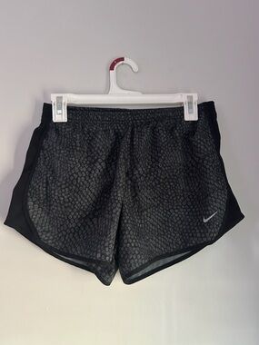 Nike Youth Black Textured Athletic Shorts